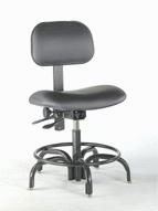 Chair, Ergonomic Painted Series, Tubular Steel base with Foot RingBiofit Engineered Products